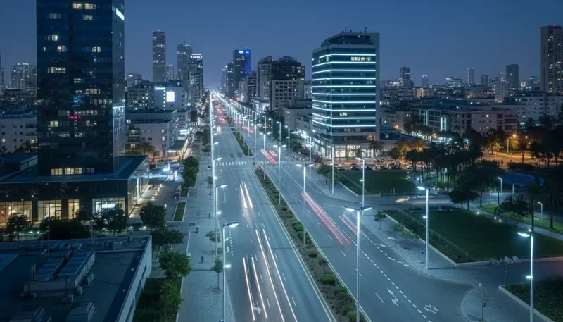 תשתיות עירוניות — תאורת רחובות מתקדמת
